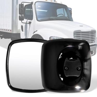 Imagem de YUANJUFITT Espelho grande angular preto para Freightliner M2 106 Espelho inferior retrovisor lateral para Freightliner 2003-2023 108SD 114SD M2 100 106 112 acessórios de caminhões lado esquerdo e