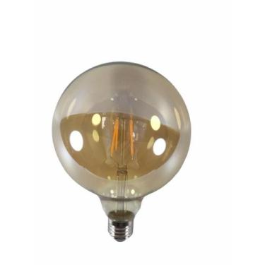 Imagem de Lampada led filamento g125 4w branco quente e-27 bivolt - CBC