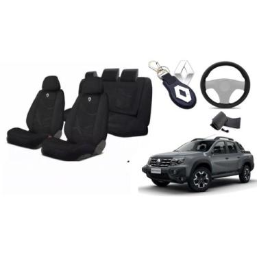 Imagem de Kit Aconchego Supremo Oroch 2010-2017 + Volante + Chaveiro Tecido - Ir