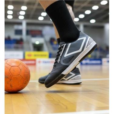 Imagem de Chuteira Futsal Futebol Salão Quadra Colado Costurada Pro 5 - Umbr, Pr