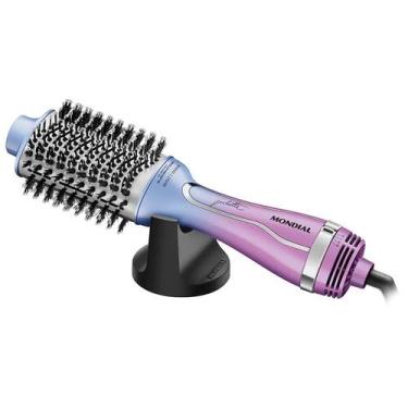 Imagem de Escova Secadora Mondial Juliette ES-JU-03 - 1200W - Bivolt - Rosa e Az