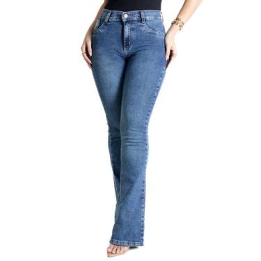 Imagem de Calça Jeans Sawary Boot Cut - 281095 - Azul médio 38, Azul, 38