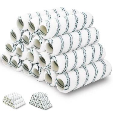 Imagem de Capas de rolo de pintura PinStone, pacote 18, microfibra de 9" x 1,3 c