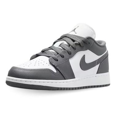 Imagem de Tênis infantil Air Jordan 1 Low Big (cinza ferro/branco Summit), Cinza ferro/branco Summit, 21