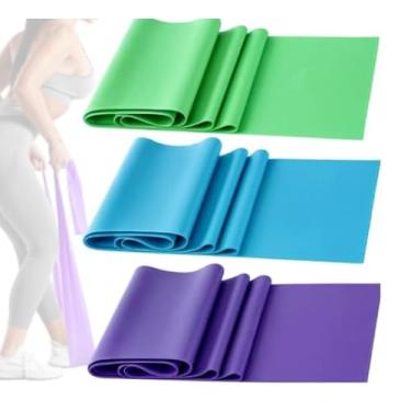 Imagem de Kit 3 Faixas Elásticas Hip Resistance Bands | Treino, Fisioterapia, Pilates & Academia – Storeasy