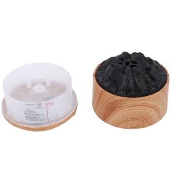 Imagem de Fockety Difusor de Óleos Essenciais, Umidificador Bonfire 300ml, Difusor de Aromaterapia USB com 2 Modos de Iluminação e Luz Noturna, para Casa, Escritório, Quarto Ambientes Internos (Grão de