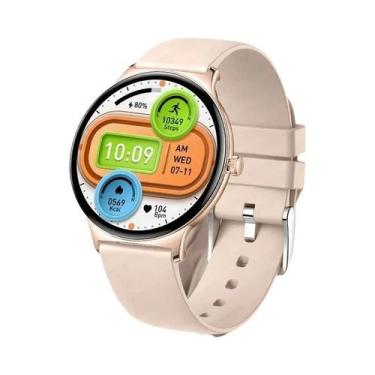 Imagem de Relógio Inteligente Feminino AMOLED Com Display Sempre Ativo, Chamada 