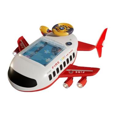 Imagem de Esquirla Carrinho de corrida com volante musical, brinquedo educativo para crianças a partir de 3 anos, simulando direção.