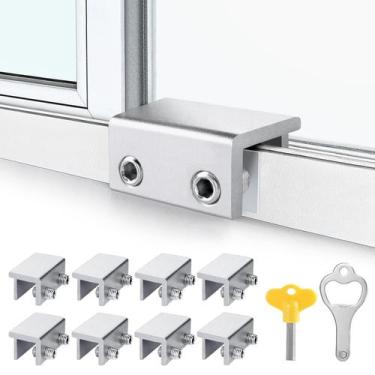 Imagem de Fechaduras de janela ZRFCXE para segurança de janelas deslizantes (8 c