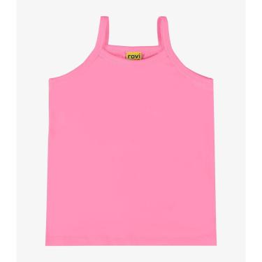 Imagem de Regata De Alça Infantil Feminina Rovi Kids Rosa-Feminino
