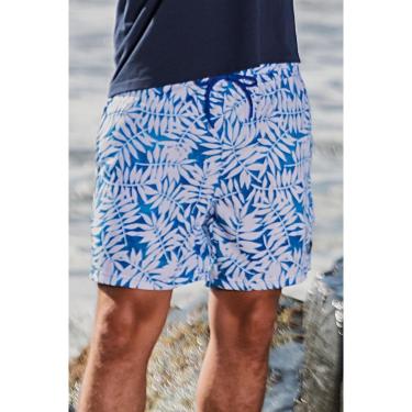 Imagem de Shorts Estampado Aleatory Tropicana Azul-Masculino