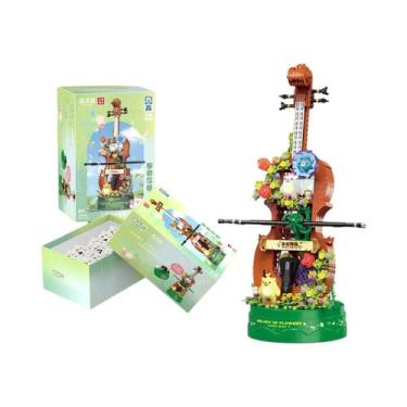 Imagem de Blocos De Montar Em Forma De Violino Para Crianças, Modelo De Brinqued