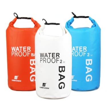 Imagem de Saco seco impermeável 5L - Saco seco flutuante para caiaque, praia, passeios de barco, acampamento, bolsa à prova d'água para telefone, equipamentos