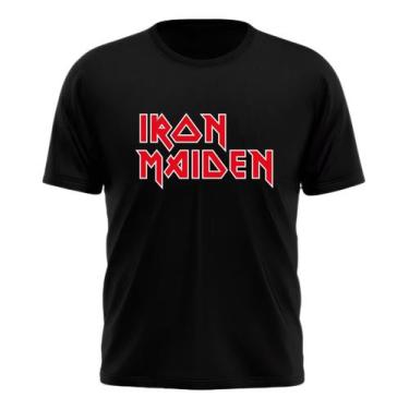 Imagem de Camiseta Iron Maiden Banda De Rock Clássica Tradicional - Jmv Estampas