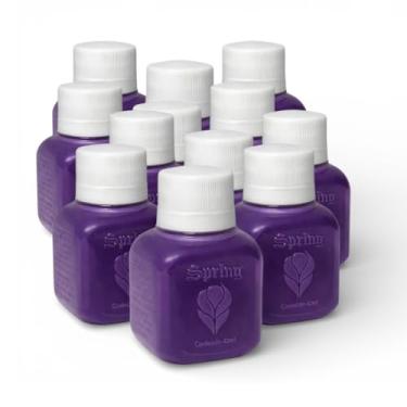 Imagem de Kit 12 Odorizante Automotivo SPRING Cheirinho para Carro Aroma Uva 42ml Perfume para Autos Aromatizador Veicular Evaporação Controlada