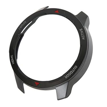 Imagem de KIMISS Capa Protetora de TPU para Relógio Inteligente para Mi Watch Color 2 e - Capa Protetora Resistente a Arranhões para Uso Diário (Letra Branca em Escala Vermelha)