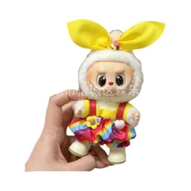 Imagem de Para 17cm v1v2 labubu boneca vestido nova cinta calças conjunto boneca