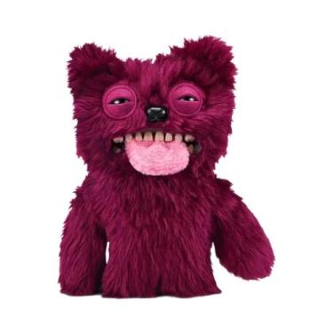 Imagem de Brinquedo De Pelúcia Monstro Estranho Com Olhos Grandes E Dentes Feios