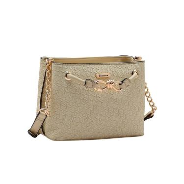 Imagem de Bolsa Ferragem Chic - Transversal - Bege - Chenson 3485304