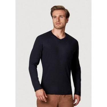 Imagem de Camiseta Hering Básica Manga Longa Decote V Masculina-Masculino