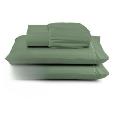 Imagem de Jogo De Lencol Solteiro Casal(Azul,QUEEN 3PÇS)