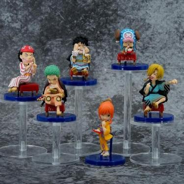 Imagem de Figura modelo Bandai One Piece Kimono Straw 6-9 cm 6 unidades - Gloome