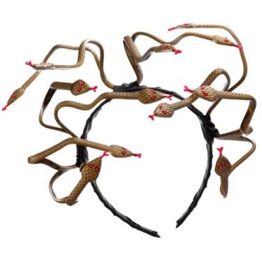 Imagem de Traje de Halloween com bandana Happyyami Medusa Snake