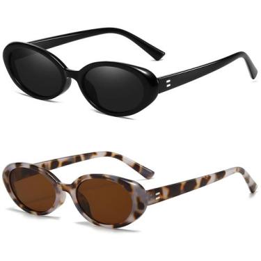 Imagem de Óculos de sol Breaksun Retro Oval 90s Vintage para mulheres e homens