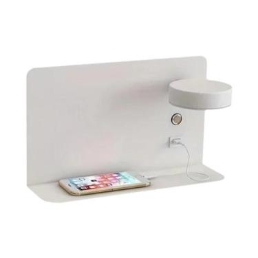 Imagem de Luminária De Parede LED Moderna Com Carregamento USB, Luz Noturna Para