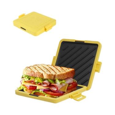 Imagem de Máquina Compacta De Micro-ondas Para Sanduíches E Café Da Manhã Com Li