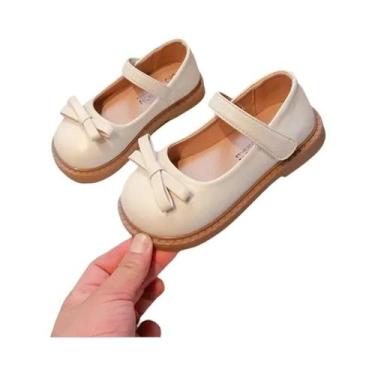 Imagem de Sapatos De Couro Pretos Para Meninas, Antiderrapantes, Moda Infantil, 