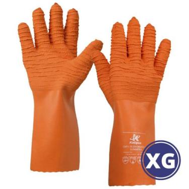Imagem de Luva latex sumatra t.10 xg laranja kalipso
