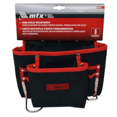 Imagem de Bolsa para ferramentas com 8 bolsos e suporte de martelo - MTX