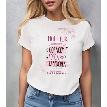 Imagem de Camiseta Baby Look Dia Internacional Das Mulheres Modelo 05 - Estampar