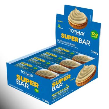 Imagem de Barra De Proteína Super Bar Leitinho 45G Topway Caixa 12 Un-Unissex
