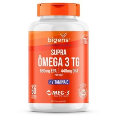 Imagem de Ômega 3 Supra TG 660mg Epa 440mg Dha com Vitamina E Selo MEG-3 60 Caps - Bigens-Unissex
