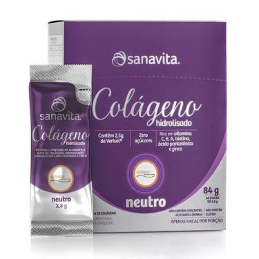 Imagem de Colágeno Sanavita Verisol 30 Sachês 84g - Neutro