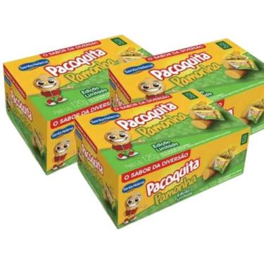 Imagem de Paçoca Paçoquita Pamonha Santa Helena 120g - 3 Caixas