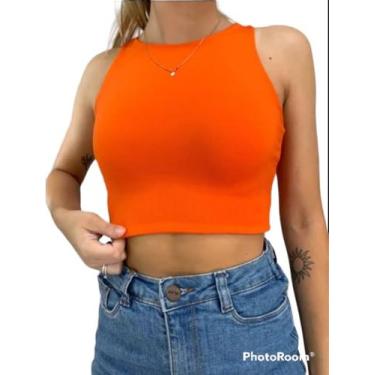 Imagem de Cropped Suplex - Camel Fashion, Laranja, TAM M