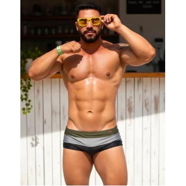 Imagem de Sunga Masculina Hoggi Uv50+ Praia Natação Cordão Interno verão, Opçao 