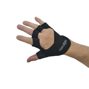 Imagem de Luva Musculação Hidrolight Com Polegar H25, M, Preto