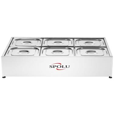 Imagem de Buffet Salada de Bancada Expositor Spolu SPL511BC 4,5L sem Porta Inox 110V
