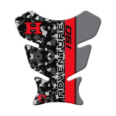Imagem de Protetor Tanque Adesivo 3d Moto Xre 190 Vermelho Cor Vermelho