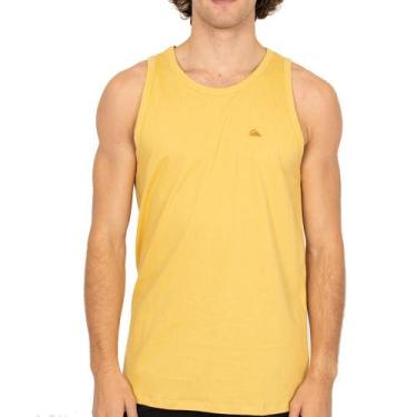 Imagem de Regata Quiksilver Embroidery SM26 Masculina Mostarda, G, Amarelo
