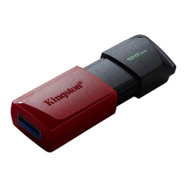 Imagem de Pen Drive 128GB Kingston DataTraveler Exodia M - USB 3.2 - Vermelho - 