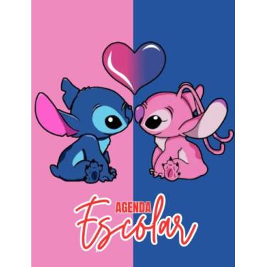Imagem de Agenda Escolar Infantil 1 Dia Por Folha , 302 Paginas Lilo Stitch Ange