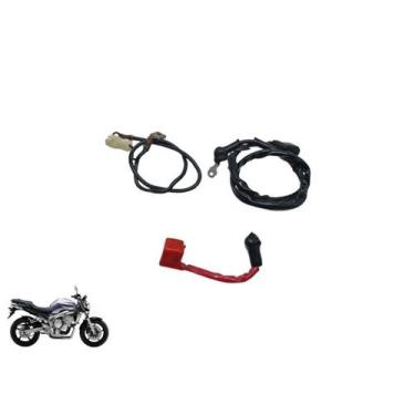 Imagem de KIT CABO BATERIA FAZER 600 2005-2009 Único - YAMAHA