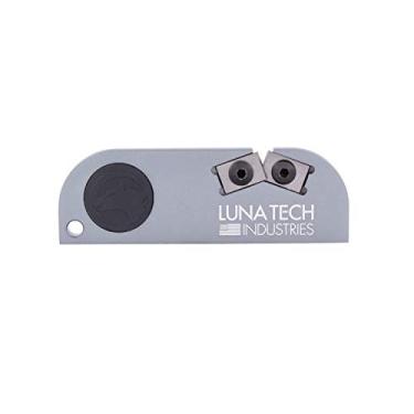Imagem de Luna Tech Industries Luna Tech Ltk9505 Amolador De Facas De Carboneto De Dedo Placa De Alumínio Sulcos De Borracha Termoplástica Marcações A Laser Compacto Furo De Amarração