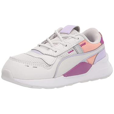 Imagem de PUMA Tênis infantil unissex Rs 2.0 sem cadarço, Nuvem Nimbus Nimbus, 4 Toddler