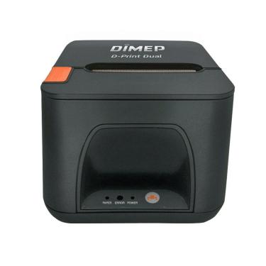 Imagem de Impressora Térmica Dimep D-Print Dual Guilhotina USB e Ethernet